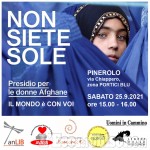 A Pinerolo sabato 25 un presidio per le donne afghane