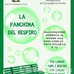 Campiglione Fenile accoglie la panchina del respiro della Fondazione per la ricerca sulla fibrosi cistica