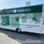Un camper-banca a Sestriere per sopperire alla chiusura della filiale Intesa Sanpaolo