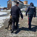 Sestriere: controlli dei carabinieri sulle piste da sci della Via Lattea