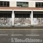 Pinerolo: via le scritte inneggianti al nazismo dal murale di StreetAlps