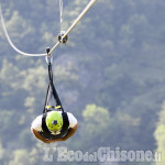 Il 24 maggio riapre a Pomaretto il Volo del Dahu, la zipline della Val Germanasca