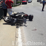 Volvera: auto contro scooter, ferito 63enne
