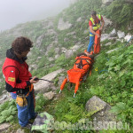 Bagnolo: scalatore soccorso in parete con due sospette fratture alle gambe