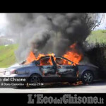 Embedded thumbnail for Incendio divora u&amp;#039;automobile a Pinerolo