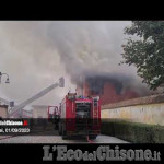 Embedded thumbnail for Incendio al Castello di Piobesi: l&amp;#039;intervento dei Vigili del fuoco