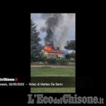 Embedded thumbnail for Bricherasio: tetto in fiamme in via Molarosso, il video