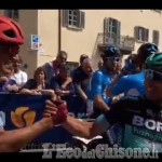 Embedded thumbnail for Giro d&amp;#039;Italia: alla partenza di Pinerolo i complimenti a Benedetti
